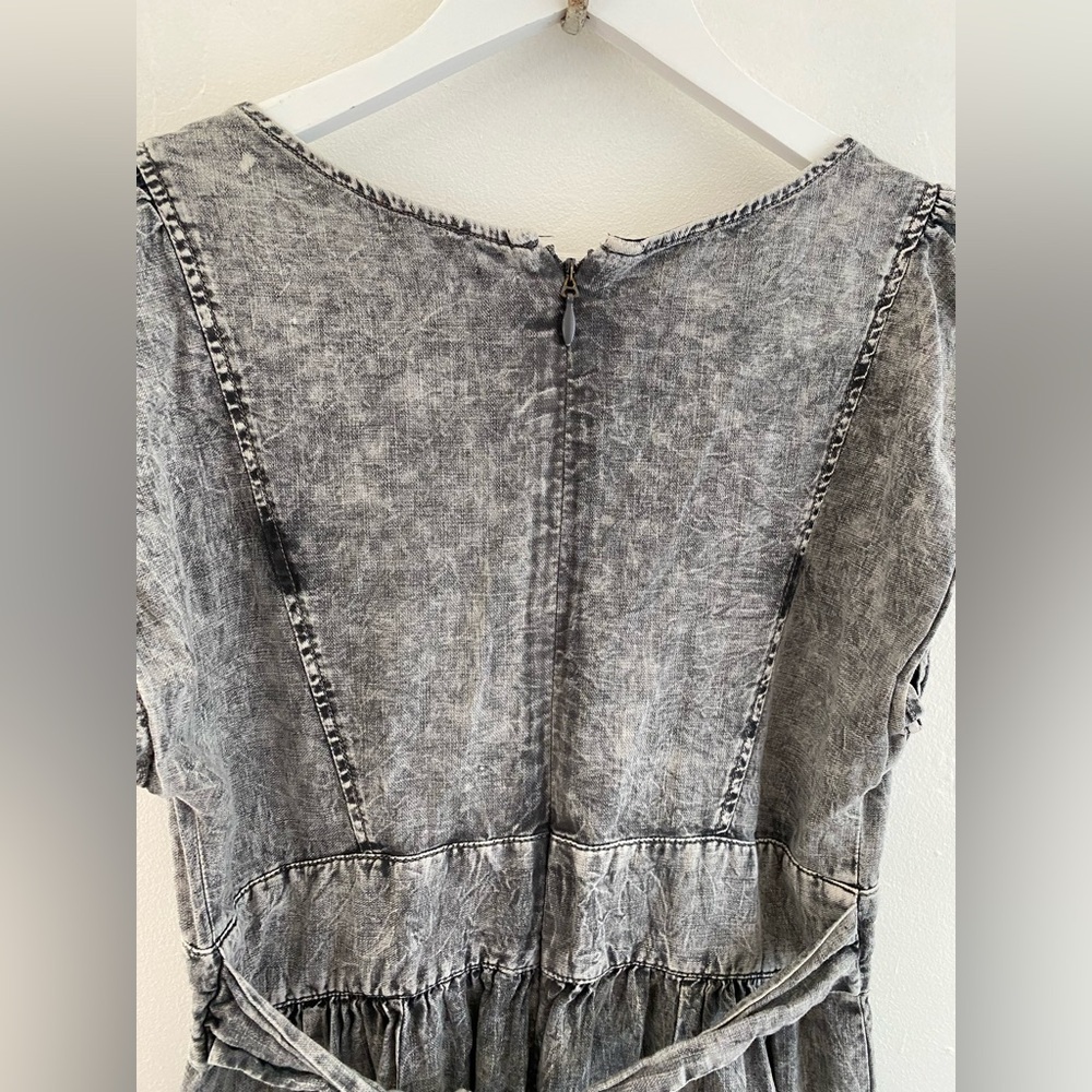 Denim Midi Dress Pilcro by Anthropologie  Charcoal Dress Denim Midi - Picture 9 of 12